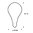LED - Glühlampe - Klar E-14 - 4,5 Watt (40W) 2.700 Kelvin Tropfenbirne