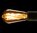 LED Rustikalampe Klar "Golden-Glass" - E-27 5,0 Watt (35W) - 2.200 K Dimmbar - Long-Style