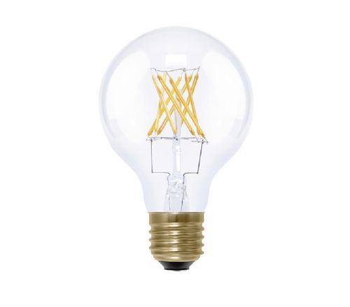 LED Globe Lampe - Klar E-27 - 5,0 Watt (35W) 2.200 Kelvin - Dimmbar T-80
