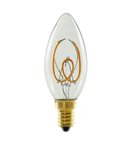 LED Kerzenlampe - Klar E-14 - 3,2 Watt (20W) 2.200 Kelvin - Dimmbar Soft-Line