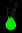 LED Farb-Glühlampe Matt - E-27 - 2,0 Watt Dimmbar - Grün