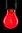 LED Farb-Glühlampe Matt - E-27 - 2,0 Watt  Dimmbar - Rot