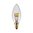 LED Kerzenlampe - Klar  E-14 - 2,7 Watt (9W)  2.200 Kelvin - Dimmbar Curved-Line