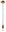 Pendelleuchte Brasilia Ø 220mm - E-27 Messing gebürstet Weißer Reflektor Stoffummanteltes Kabel