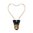 LED ART Lichtskulptur  E-27 - 6,5 Watt (28W) 1.900 Kelvin - Dimmbar "Heart - Herz"