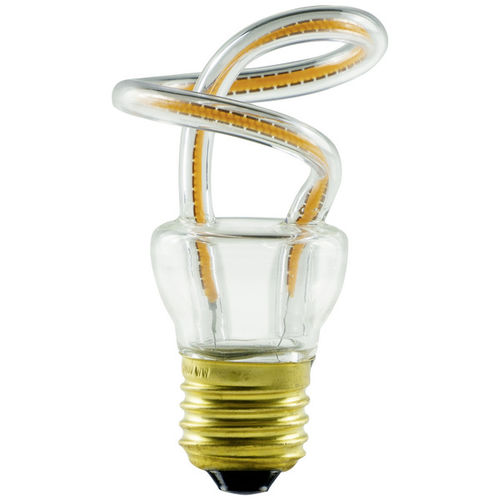 LED ART Lichtskulptur  E-27 - 6,5 Watt (28W) 1.900 Kelvin - Dimmbar "Loop Curled"