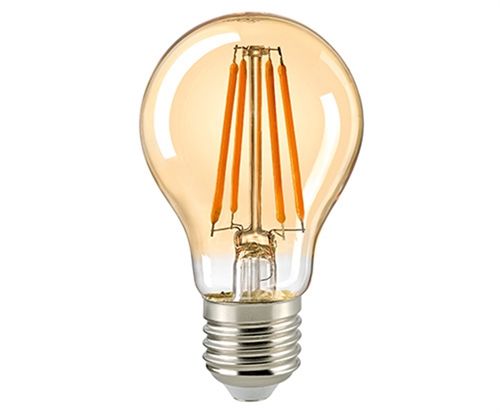 LED - Glühlampe - Klar E-27 - 4,5 Watt (37W) 2.500 Kelvin - Dimmbar Golden-Glass