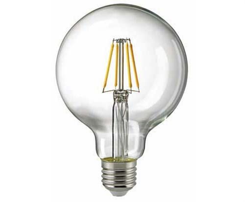 LED Globe Lampe - Klar E-27 - 7,0 Watt (60W) 2.700 Kelvin - Dimmbar T-95