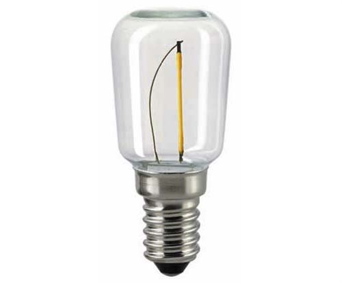 LED Mini Glühlampe "Kühlschranklicht" Klar   E-14 - 0,5 Watt (7W) 2.700 Kelvin