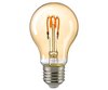 LED Glühlampe - Klar  . E-27 - 2,5 Watt (15W) 1.800 Kelvin - Dimmbar "Gold" Curved