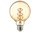 LED Globe Lampe Gold  E-27 - 4,0 Watt (25W) 1.800 Kelvin - Dimmbar Curved Screw - T-95