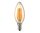 LED Kerzenlampe - Klar  E-14 - 2,5 Watt (20W)  2.400 Kelvin - Dimmbar "Golden Glass"