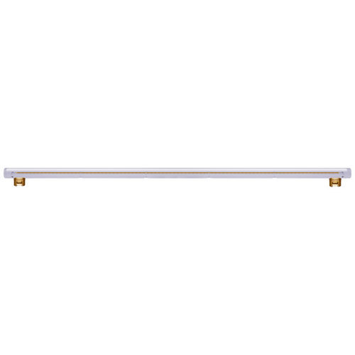 LED Linienlampe - Klar S14s - 15,0 Watt (33W) 1.900 Kelvin - Dimmbar Smokey-Grey - Glass 1000 mm