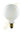 LED Globe Lampe - Matt E-27 - 3,0 Watt (18W) 1.900 Kelvin - Dimmbar "Satiniert" - T-95