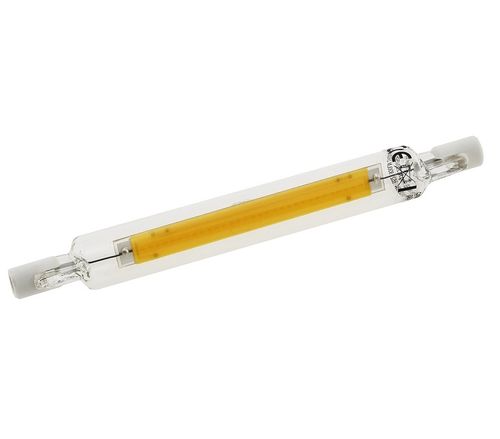 LED Strahler - R7s Halogenröhrenersatz 8,0 Watt (67W) - Klar 2.900 Kelvin - RS-118 Ø:14mm - L:118mm