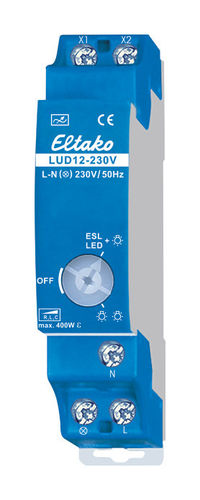 Eltako LUD12-230V Leistungszusatz für Universal Dimmer Leistung: 1 - 100 Watt Hutschienenmontage