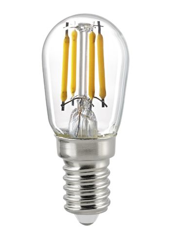 LED Mini Glühlampe Röhrenlampe S28 - Klar   E-14 - 2,5 Watt (25W) 2.700 Kelvin
