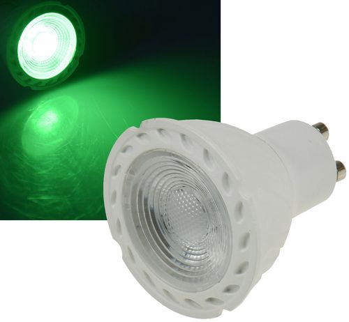 LED Reflektor Strahler GU10 - 5,0 Watt (20 W) Matt - Grün - 38°