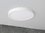 Deckenleuchte Ø 40cm 36,0 Watt (202W) 3000K Warmweiß - Matt Gehäuse matt weiß Modell Santano LED