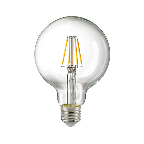 LED Globe Lampe - Klar E-27 - 9,0 Watt (75W) 2.700 Kelvin - Dimmbar T-95