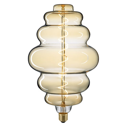 LED Giant Lampe Gold  E-27 - 6,0 Watt (30W) 2.000 Kelvin - Dimmbar Giant-Nest