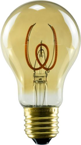 LED Glühlampe - Klar  . E-27 - 3,2 Watt (17W) 1.800 Kelvin - Dimmbar Soft-Line - Gold
