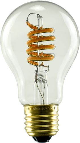 LED Glühlampe - Klar  . E-27 - 5,0 Watt (22W) 1.900 Kelvin - Dimmbar Soft-Line - Curved