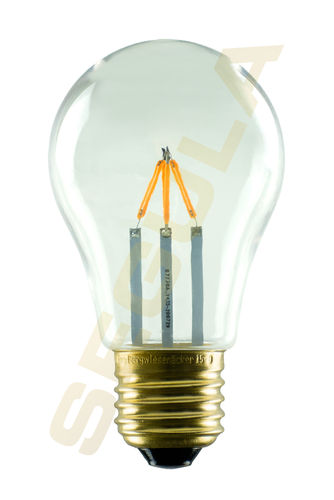 LED - Glühlampe - Klar E-27 - 1,5 Watt (10W)  2.200 Kelvin - Dimmbar Stoßfest - Wasserfest