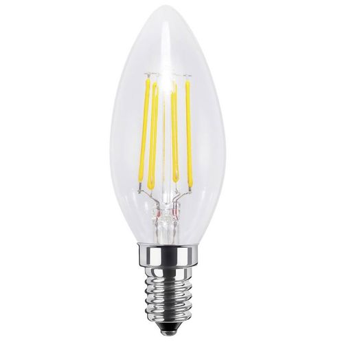 LED Kerzenlampe - Klar E-14 - 3,2 Watt (26W) 2.700 Kelvin - Dimmbar