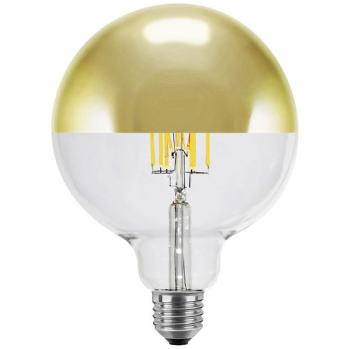 LED Globe Lampe - SPK E-27 - 6,5 Watt (45W) 2700 Kelvin - Gold Dimmbar - T-125