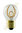 LED Glühlampe Klein "Golfball" - Klar - E-27 3,2 Watt (20W) - 2.200 K Soft-Line