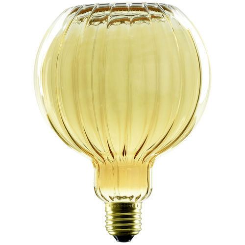 LED Floating Lampe Type: Globe T125 - Gold E-27 - 6,0 Watt (25W) 1.900 Kelvin - Dimmbar Straight