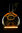 LED Floating Lampe Type: Globe T150 - Klar E-27 - 6,0 Watt (30W) 1.900 Kelvin - Dimmbar Goldfarben