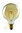 LED Globe Lampe - Klar E-27 - 3,2 Watt (17W) 1.900 Kelvin - T-95   . Gold-Glass - Soft-Line