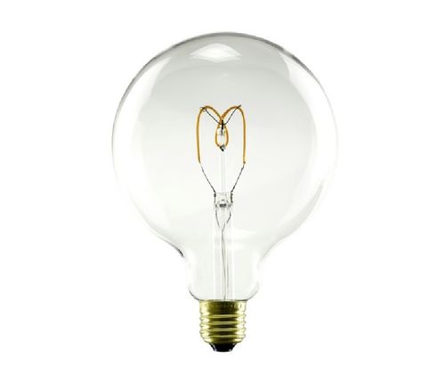 LED Globe Lampe - Klar E-27 - 3,2 Watt (20W) 2.200 Kelvin - T-125 Soft-Line