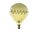 LED Globe Lampe - Klar E-27 - 6,5 Watt (32W) 1.900 Kelvin - Dimmbar T-125 - Curved - Bridge Gold