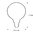 LED Globe Lampe - Klar E-27 - 14,0 Watt (77W) 1.900 Kelvin - Dimmbar Brightness - Typ-125