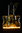 LED Floating Lampe Typ: Ice - Cube - Grau . E-27 - 6,0 Watt (27W) 1.900 Kelvin - Dimmbar Smokey Grey