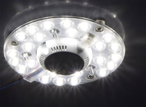 LED Umrüstmodul UM18nw - 4000K - Klar für Leuchten Ø180mm 18 Watt (125W) Magnethalter