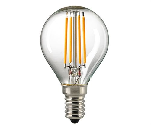 LED - Glühlampe - Klar E-14 - 4,0 Watt (41W) 3.000 Kelvin Tropfenbirne T4