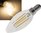 LED Kerzenlampe - Klar E-14 - 4,0 Watt (35W) 3.000 Kelvin