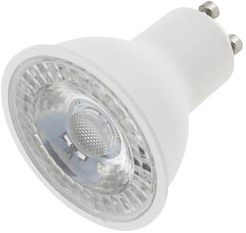 LED Reflektor-Strahler GU-10 - 6,0 Watt (38W) Klar - 3.000 Kelvin - 38° H50 Packung 10 Stück