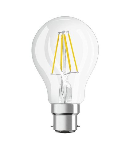 LED - Glühlampe - Klar B22d - 4,0 Watt (40W) 2.700 Kelvin