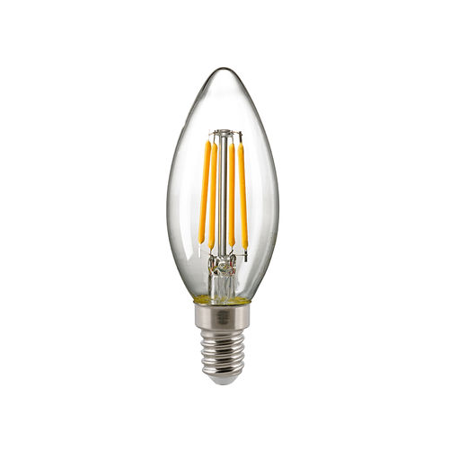 LED Kerzenlampe - Klar E-14 - 2,5 Watt (25W) 2.200 - 2.700 Kelvin Dim-To-Warm-Dimming