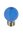 LED Farb-Glühlampe Matt - E-27 - 1,0 Watt Blau - kleine Bauform Außenbereich geeignet
