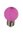 LED Farb-Glühlampe Matt - E-27 - 1,0 Watt Pink - kleine Bauform Außenbereich geeignet