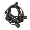 Lichterkette Modul T2 Kabel schwarz 500cm Fassungen 5 x E27 Gummidichtungen  Außenbeleuchtung