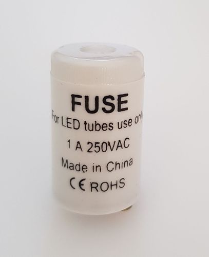 Austausch Starter für LED Röhren T8  1,0 A Sicherung/Fuse